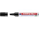 Permanent marker no. 1 Black Edding