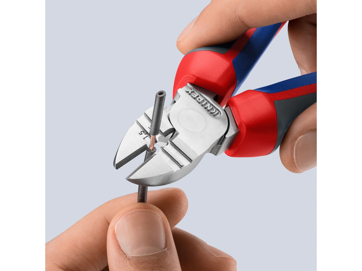 KNIPEX 14 25 160 Abisolier- Seitenschneider m. Mehrko. verch. 160 mm