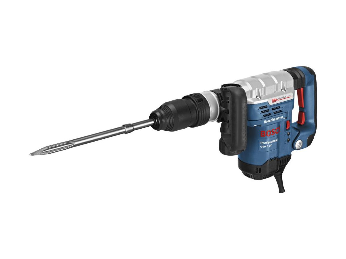 BOSCH Schlaghammer GSH 5 CE, 1500 W, Handwerkerkoffer