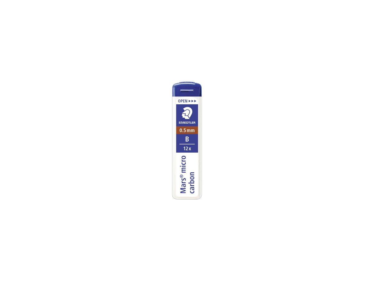 STAEDTLER Feinmine Mars micro carbon 250 05-B 0,5mm 12 St./Pack.