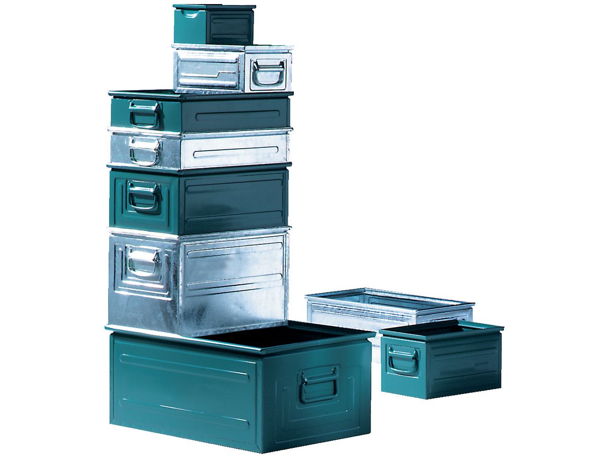 Stapeltransportkasten Stahl Gr.3 verzinkt