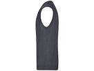 JN Mens V-Neck Pullunder JN657 100%BW, anthracite-melange, Größe S