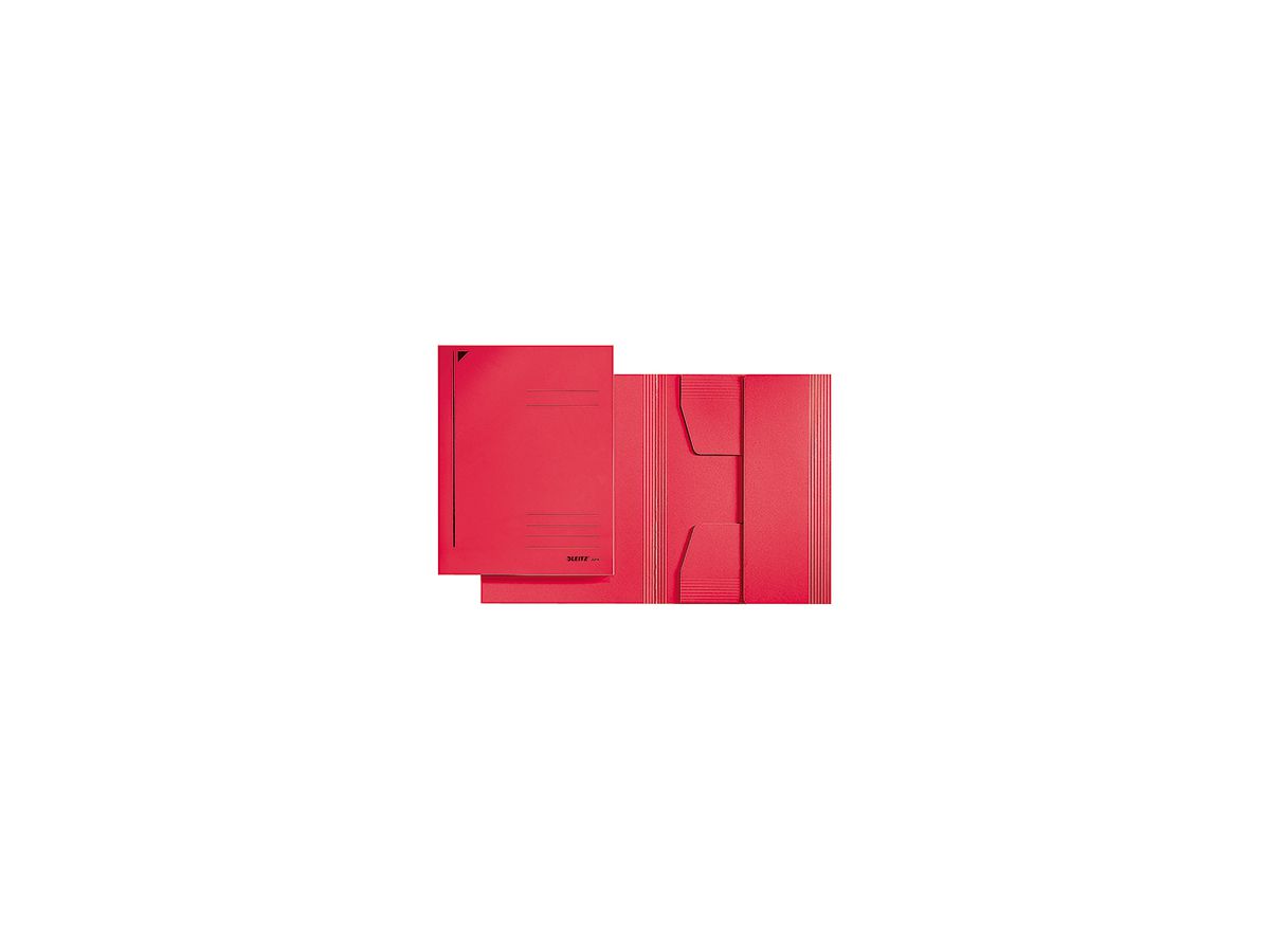 Leitz Jurismappe 39240025 DIN A4 3Klappen Colorspankarton rot