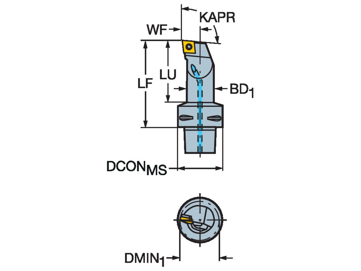 COROMANT CC-SCHNEIDKOEPFE T-MAX U AUSS.