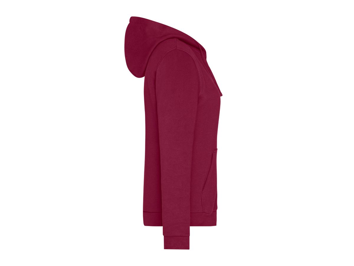 JN Promo Zip Hoody Lady JN755 80%BW/20%PES wine Gr. 3XL