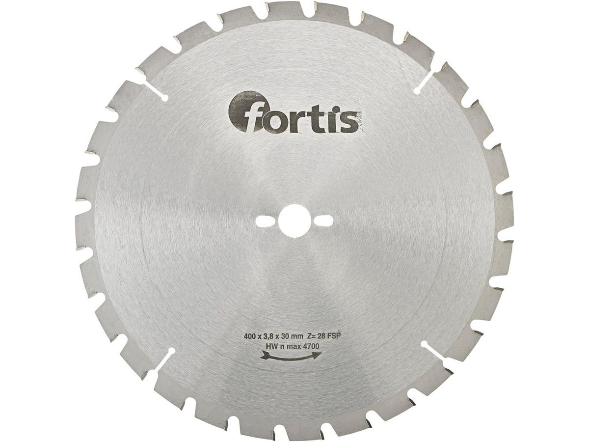 HW-Kreissägebl. 400x3,8 x30mm Z28 FF       Fortis
