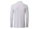 JN Men's Sports Shirt Longsleeve JN498 white/bright-green, Größe M