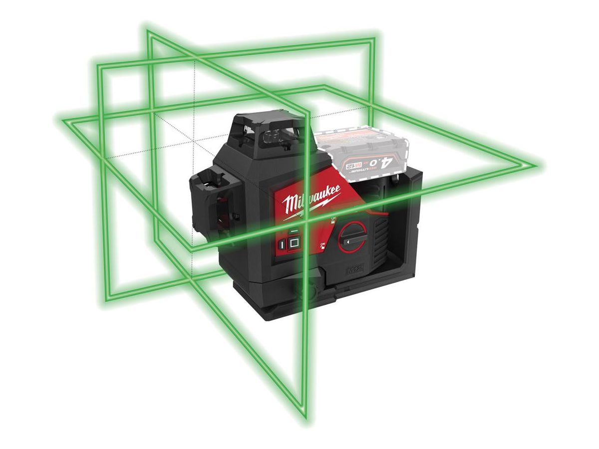 Milwaukee Kreuzlinienlaser 3 x 360° M123PL-0C solo