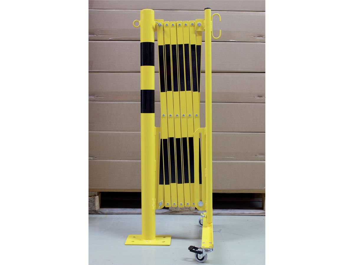Sperrfosten D60mm gelb-schwarz dübeln
