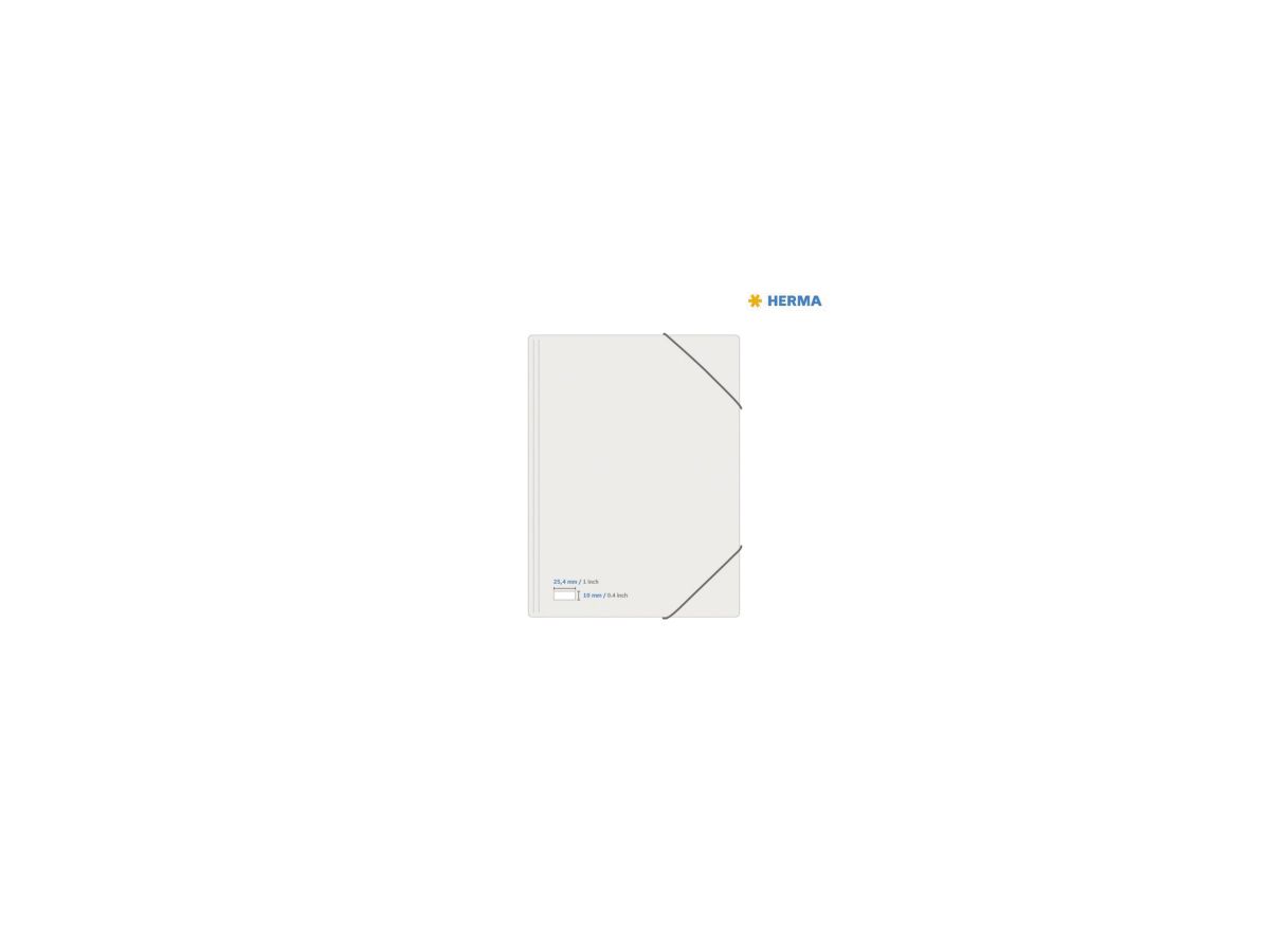HERMA Etikett Typenschild 4220 25x10mm silber 4.725 St./Pack.