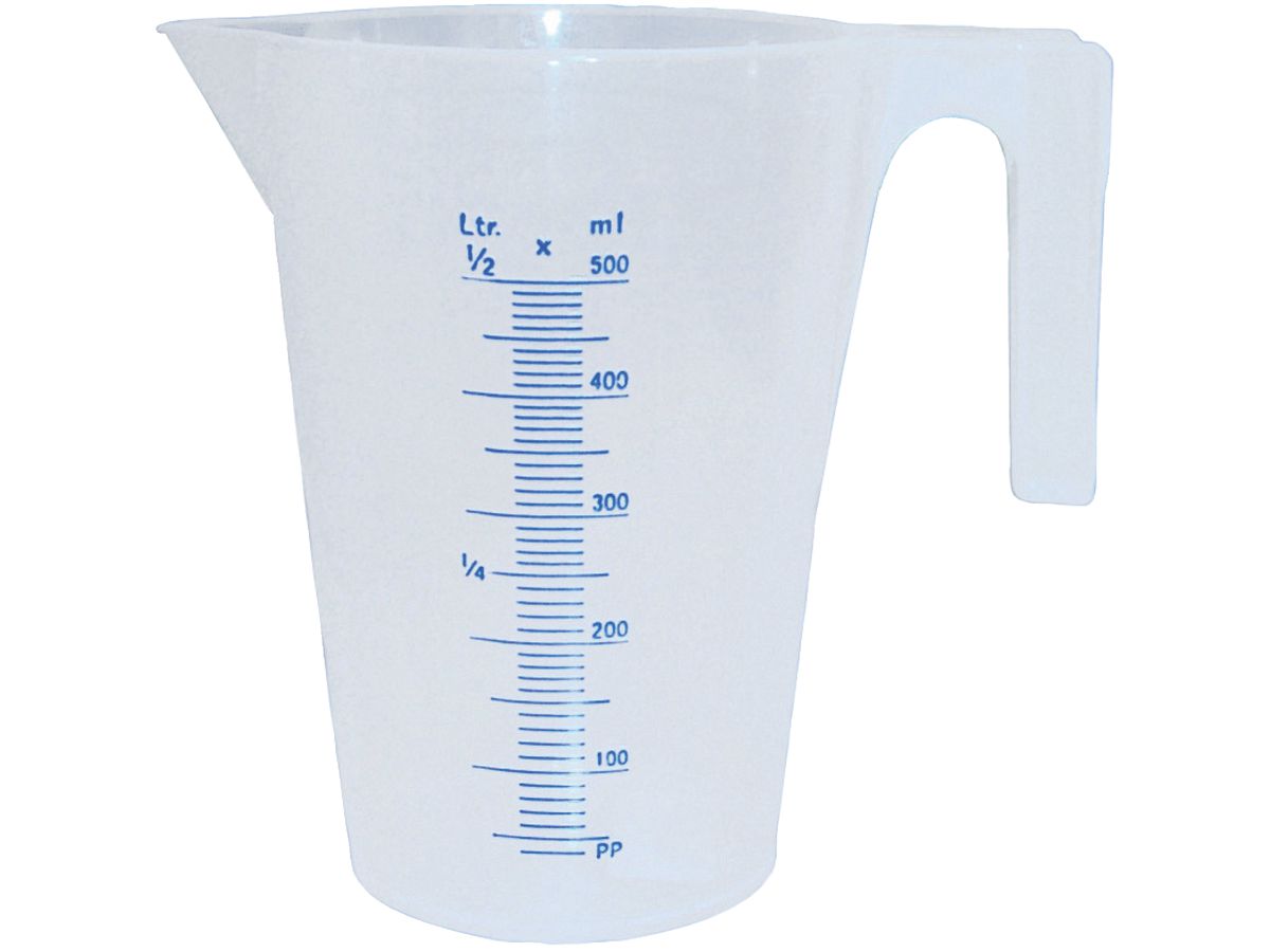 Measuring cup polyp. 1 l transparent Pressol
