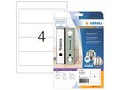 HERMA Ordneretikett 5123 breit/kurz weiß 100 St./Pack.