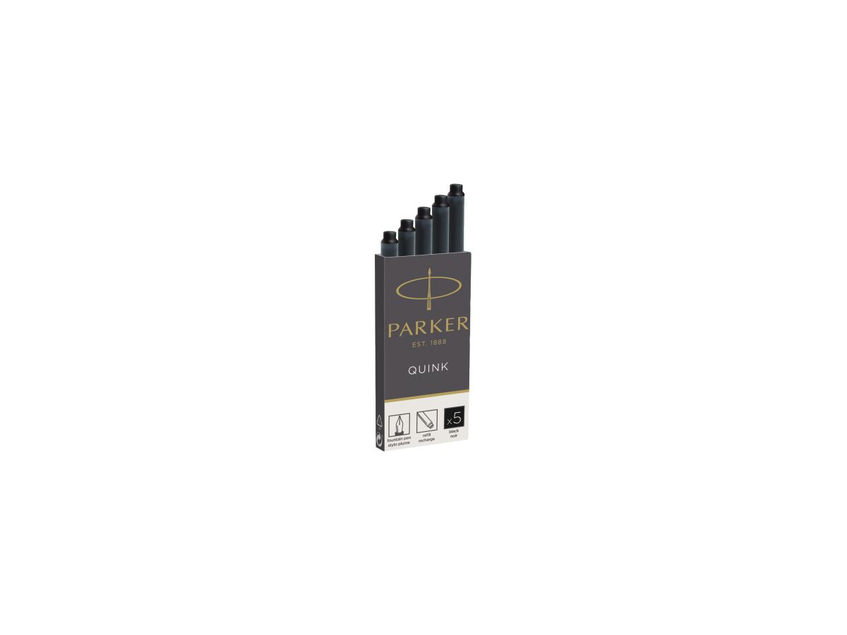 Parker Tintenpatrone Quink Z44 1950382 S0116200 sw 5 St./Pack.