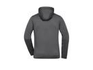 JN Men's Sports Zip Hoody JN532 dark-melange, Größe L