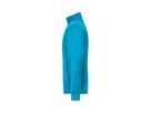 JN Workwear Sweat Jacket JN836 70%BW/30%PES, turquoise, Größe S