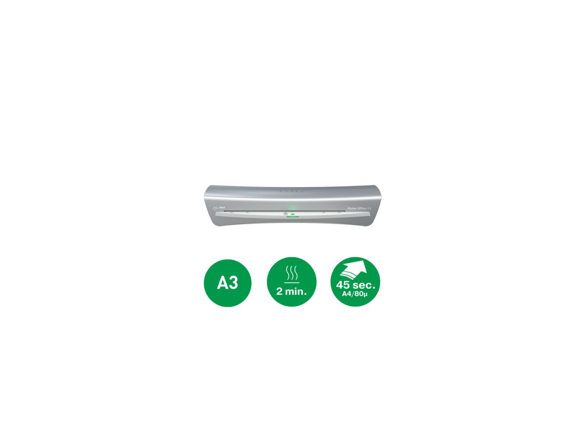 Leitz Laminiergerät iLAM HomeOffice 74400089 DIN A3 weiß/grau