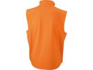 JN Mens  Softshell Vest JN1022 90%PES/10%EL, orange, Größe 3XL