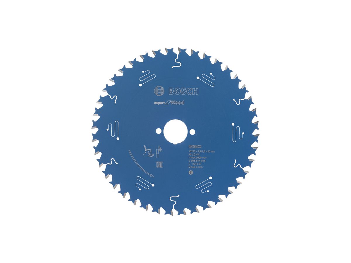 Kreissägeblatt HW Expert 210x30x2,4 40T      Bosch