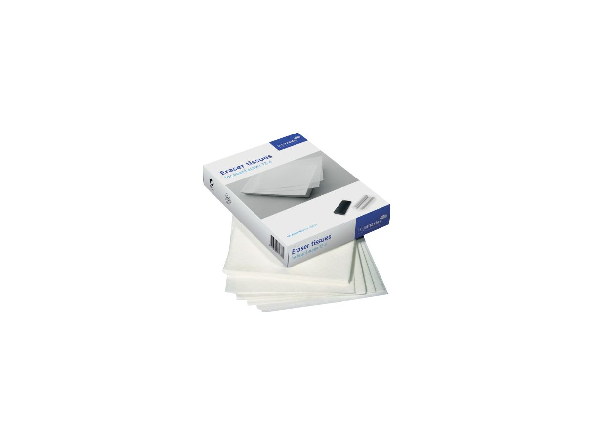 Legamaster Löschpapier 7-120600 für Tafellöscher TZ4 100 St./Pack.