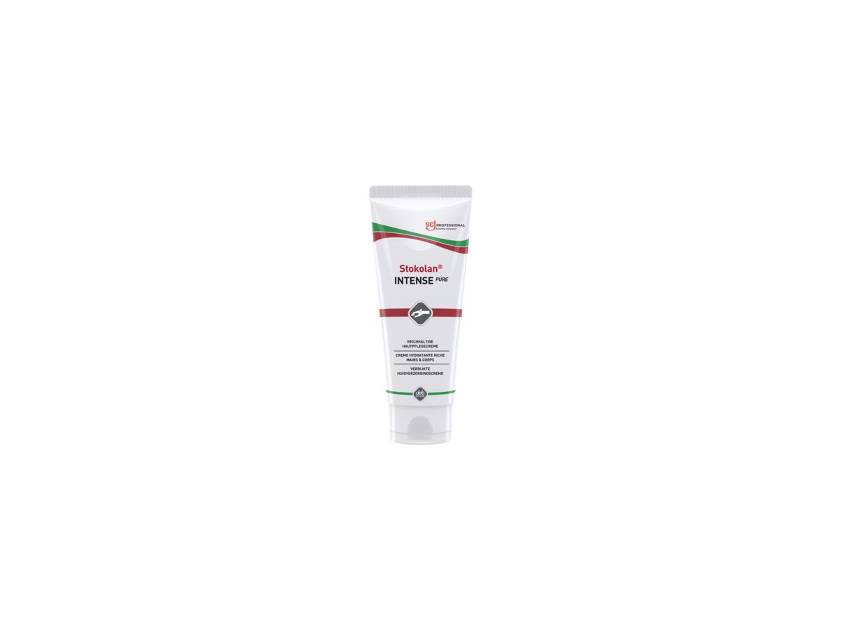 SC JOHNSON Hautpflegecreme Stokolan intense PURE, 100 ml Tube, SIN100ML