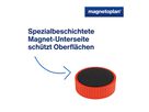 Magnet D=34mm VE=10 Haftkraft 2000 g rot