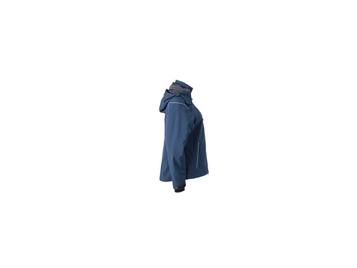 JN Ladies Winter Softshell Jacket JN1001 95%PES/5%EL, navy, Größe S