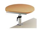 Tischpult ergonomisch Klemmfuß, Bucheplatte