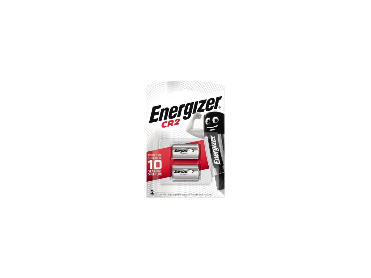 Energizer Fotobatterie CR2 E300783802 Lithium 2 St./Pack.