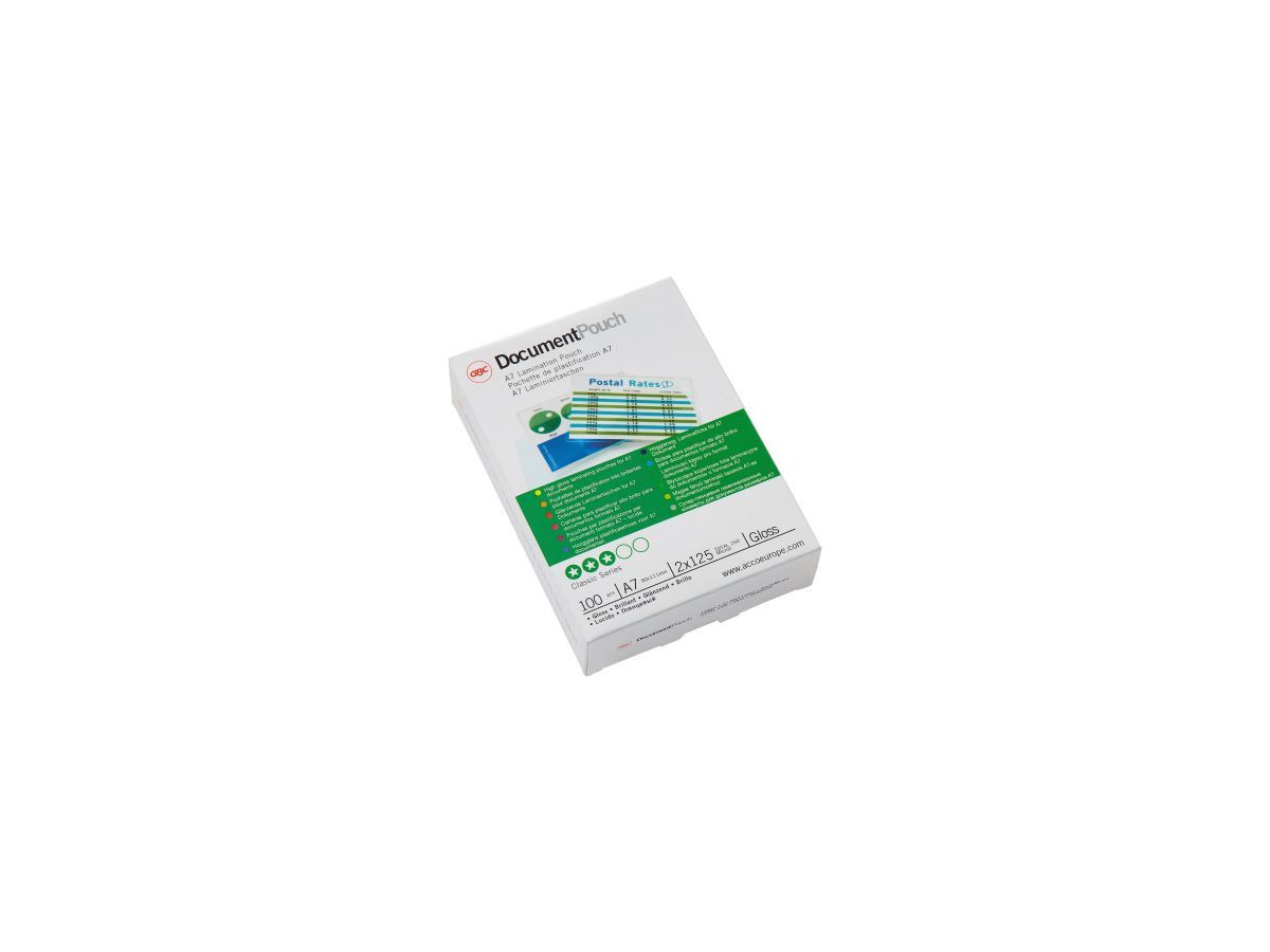 GBC Folientasche DocumentPouch IB581076 DIN A7 100 St./Pack.