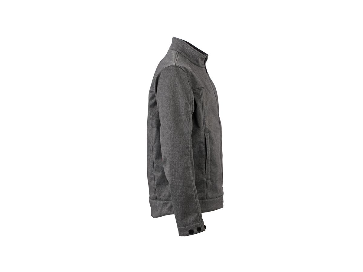 JN Mens Softshell Jacket JN1088 96%PES/4%EL, dark-melange, Größe XL