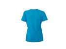JN Ladies Heather T-Shirt JN973 65%PES/35%BW, turquoise-melange, Gr. 2XL