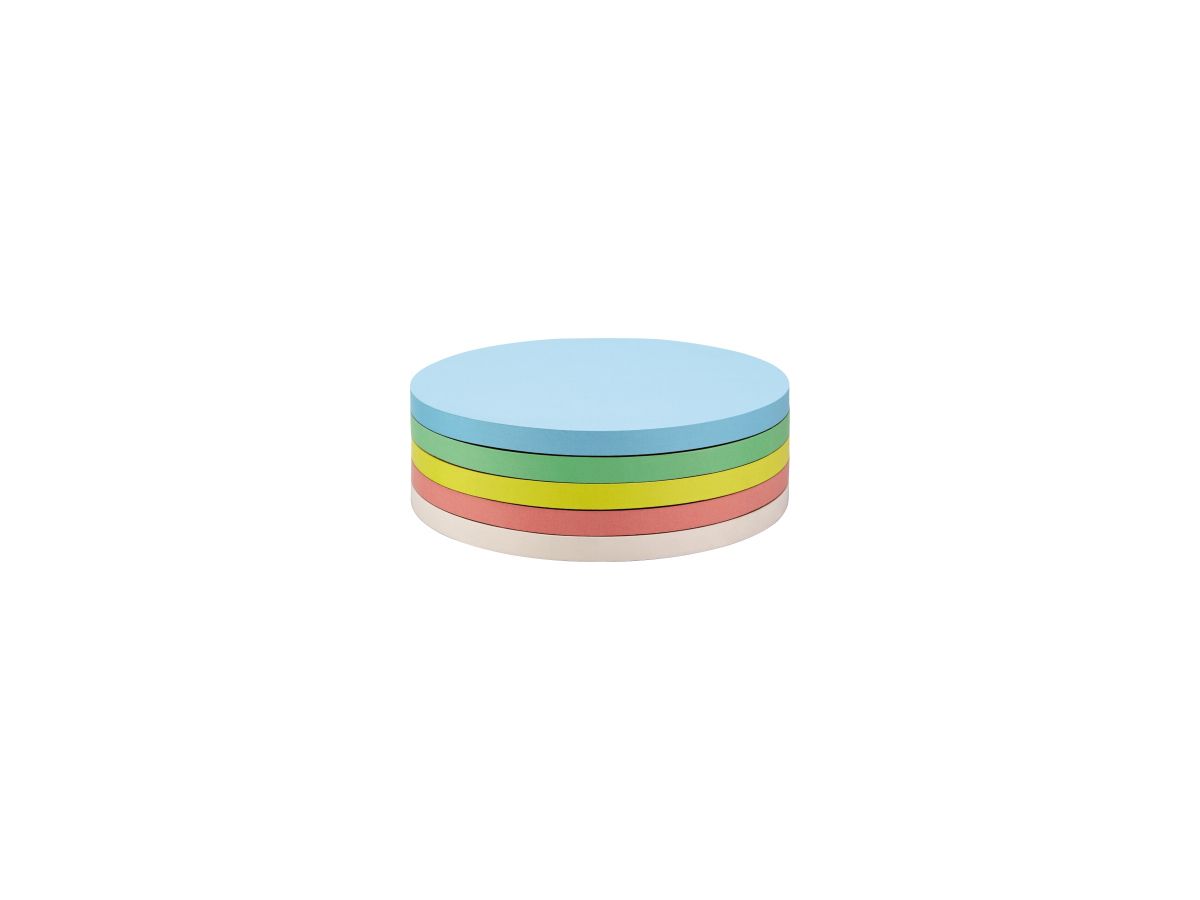 magnetoplan Moderationskarte 111151710 rund 140mm sort. 500St.