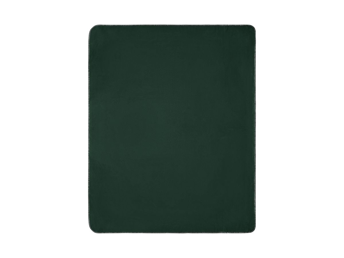 JN Fleece Blanket JN1901 dark-green/natural, Größe one size