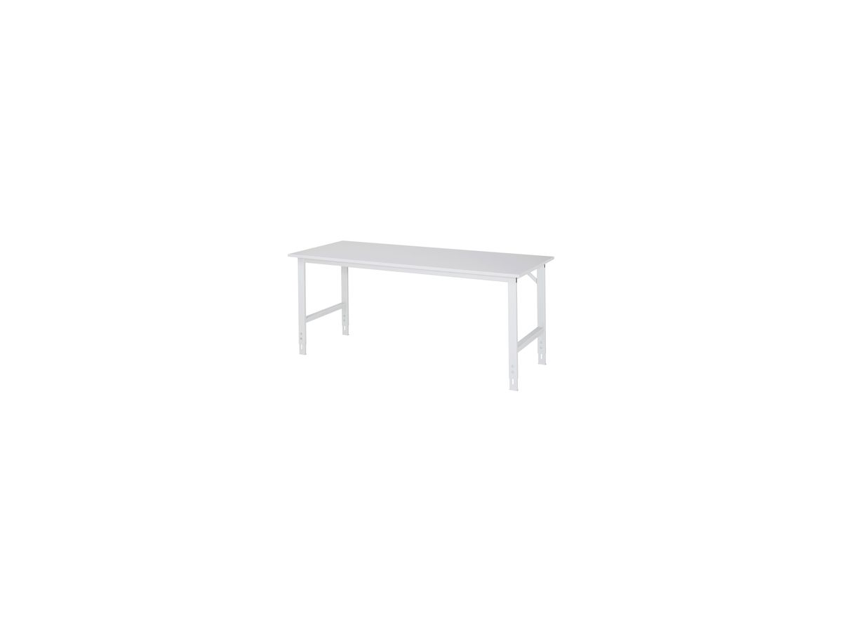 RAU Grundtisch 6030 RAL 7035 Melamin 2000 x 800 mm