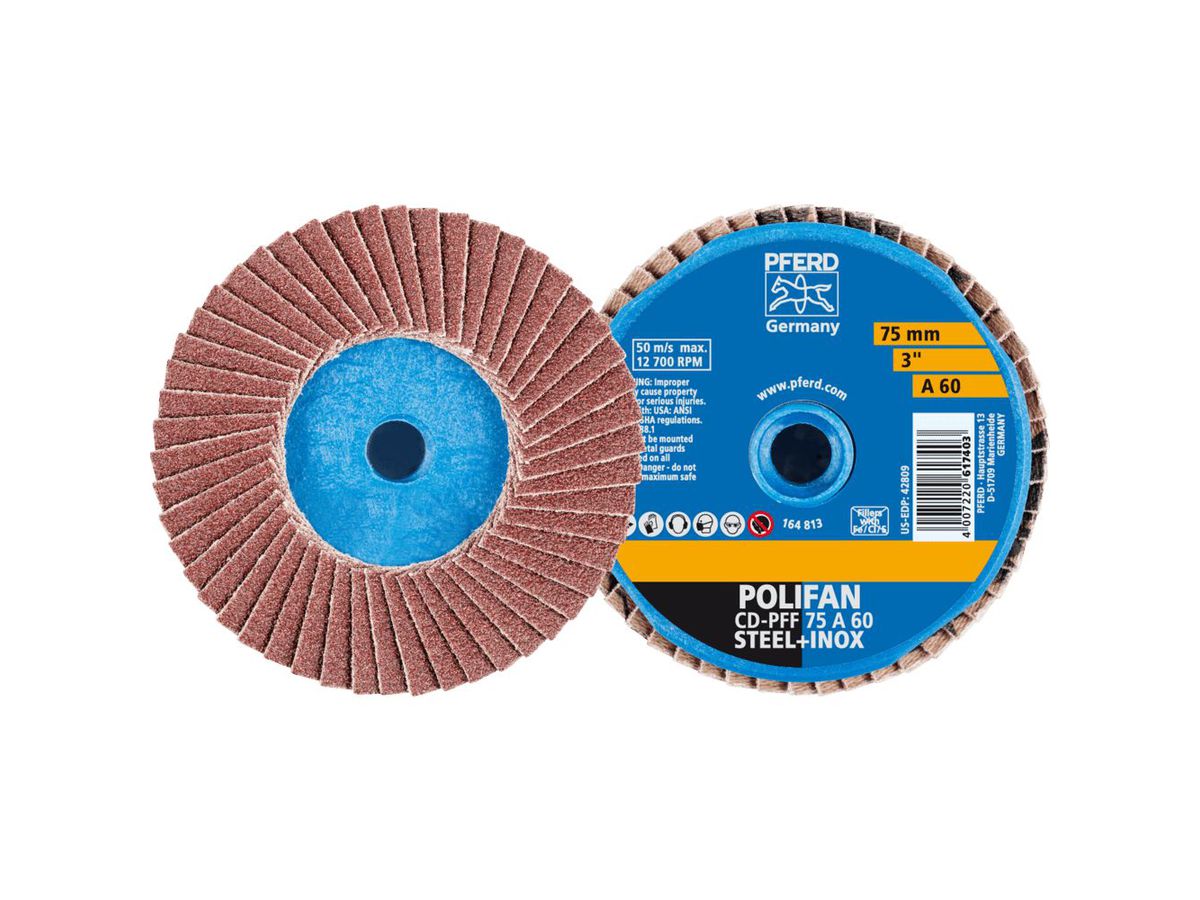 PFERD CD-mini-Polifan CD-PFF 75 A 60