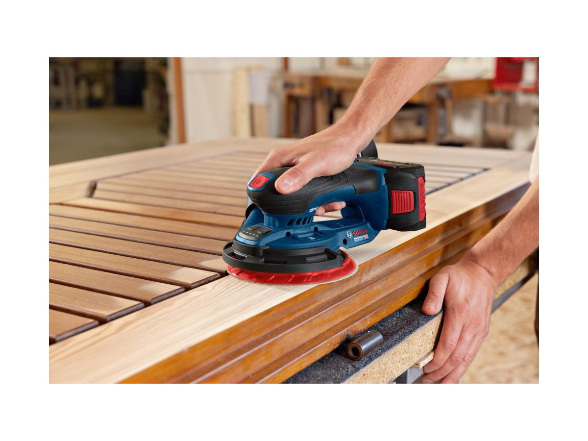 BOSCH Akku-Exzenterschleifer GEX 18V-150-3 solo, in L-BOXX