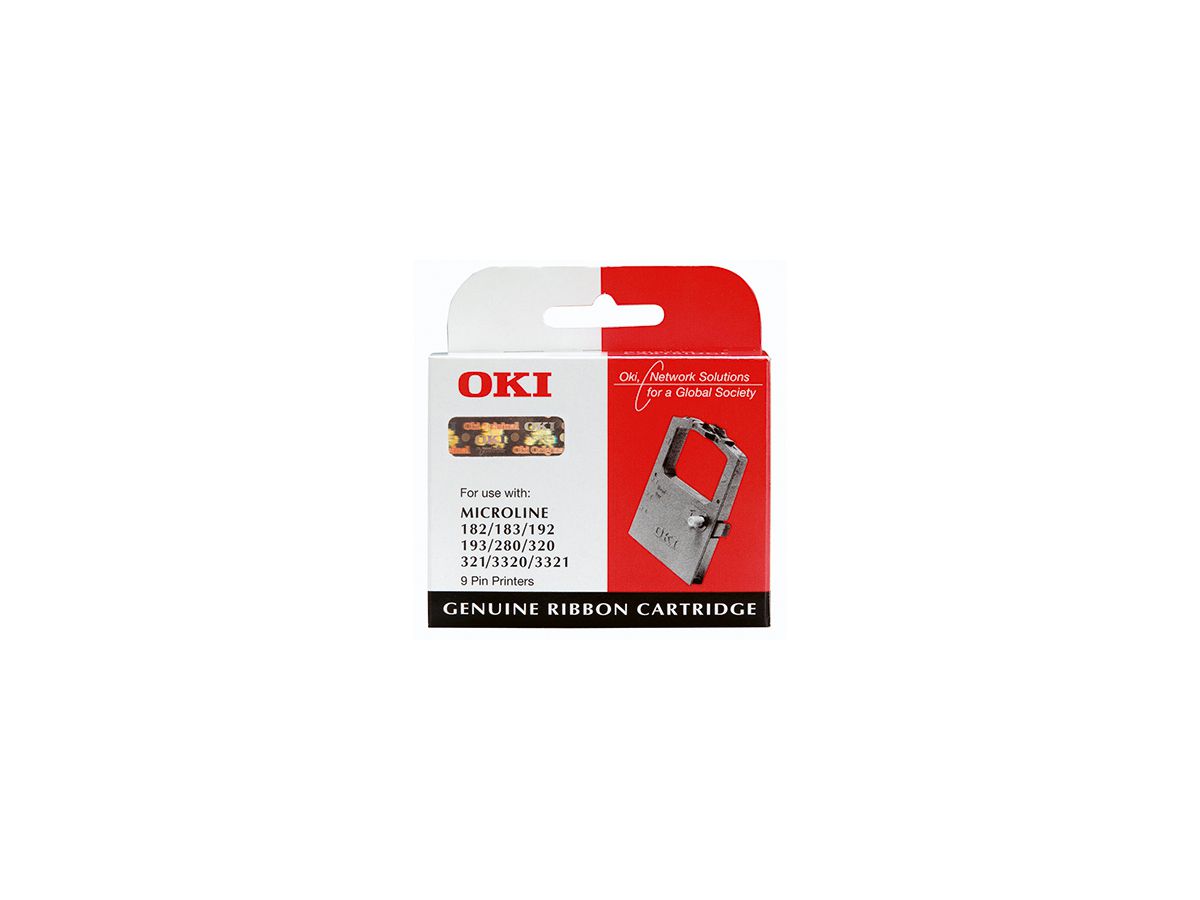 OKI Farbband 09002303 3Mio.Zeichen Nylon schwarz