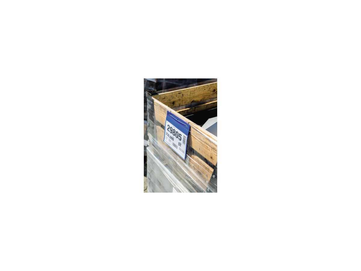 DURABLE Kennzeichnungstasche 175207 Bügel A5 quer d.bl 50 St./Pack.