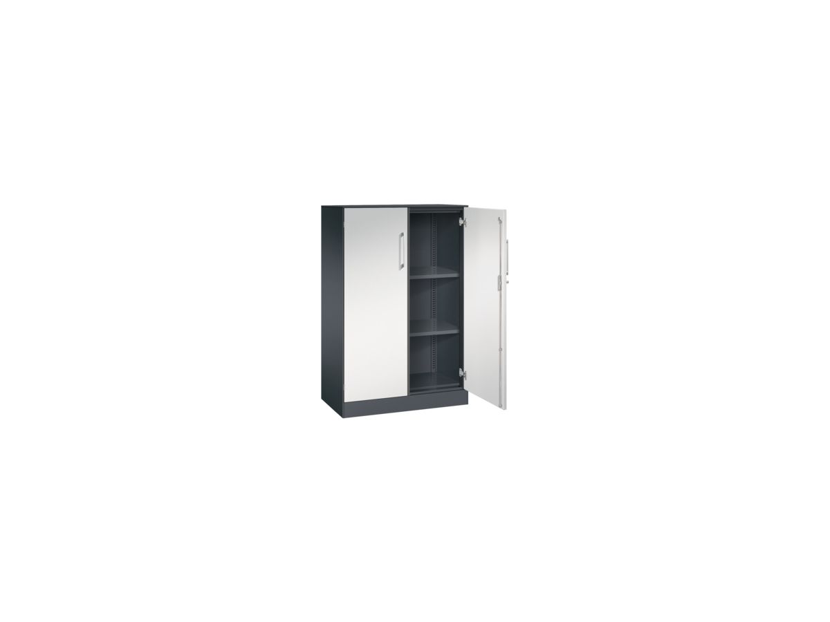 C+P Aktensideboard 141033000S10146 3OH 1310x800x435mm sgr/lgr