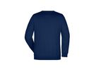 JN Round-Sweat Heavy JN040 80%BW/20%PES, navy, Größe S