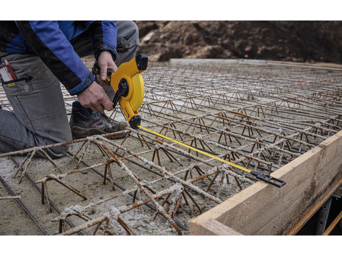 STABILA Rahmenbandmaß LBM 1000 STEEL metrische Skala