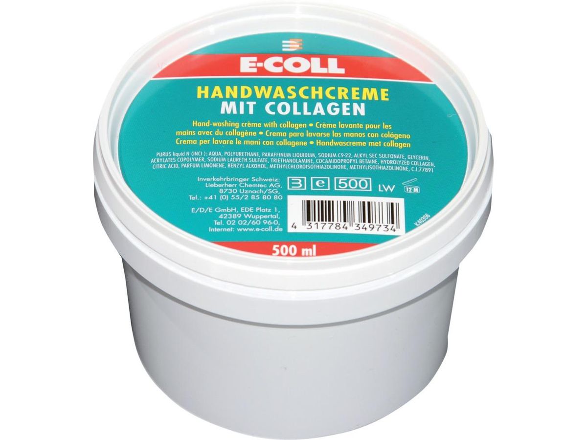 EU hand wash cream 500ml E-COLL