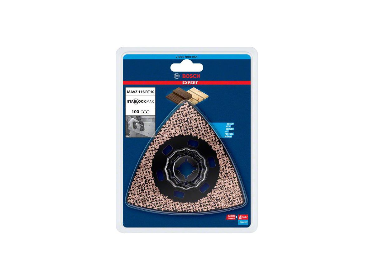 BOSCH Schleifplatte MAVZ116RT10 Expert, Starlock