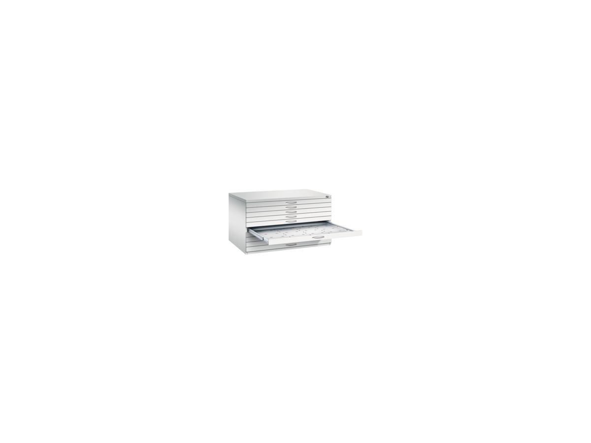 Zeichnungsschrank DIN A0 R7035 760x1350x960mm/10SL