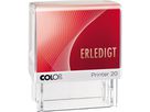 COLOP Textstempel Printer 20 ERLEDIGT 100670 38mm Kunststoff rt