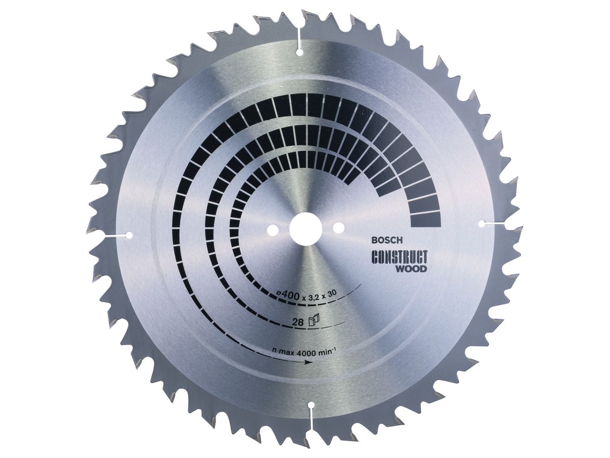 BOSCH Kreissägeblatt Construct Wood TKB 400X30 24WZ  SB3