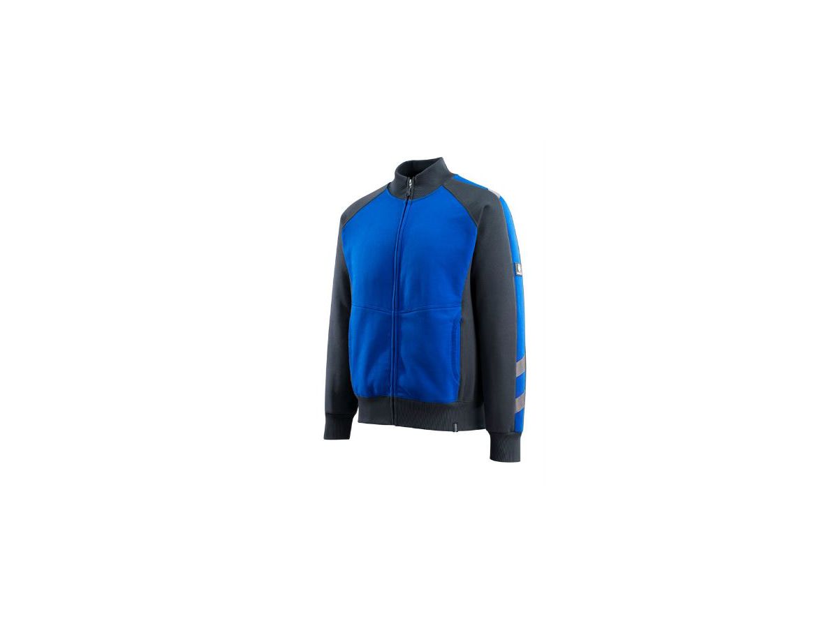 MASCOT Amberg Sweatsshirt mit Reißver- schluss, kornblau/schwarzblau, Gr.M
