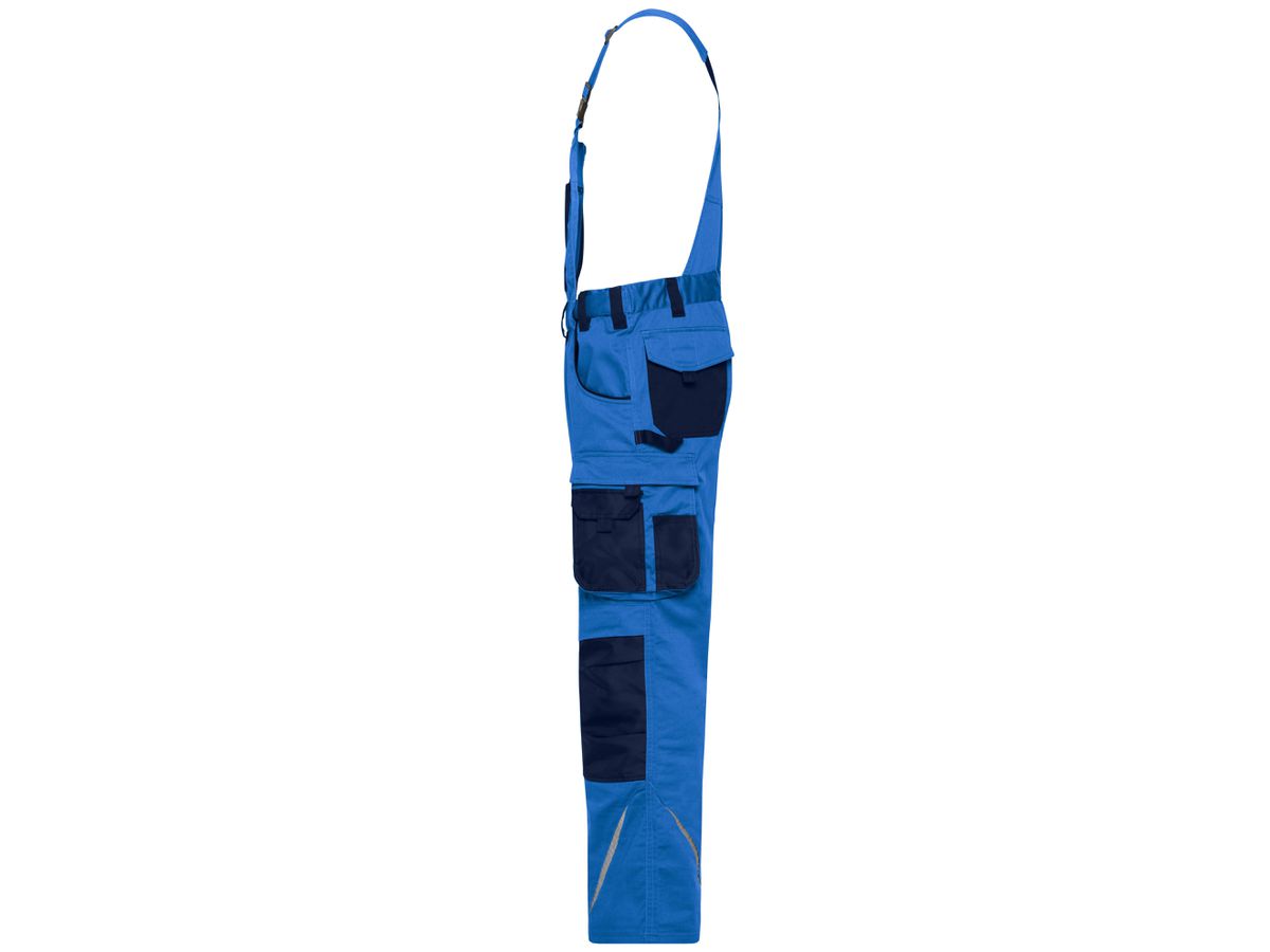 JN Workwear Pants with Bib JN1833 royal/navy Gr. 60