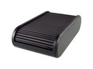 helit Visitenkartenbox Linear H6218095 max. 300Karten sw