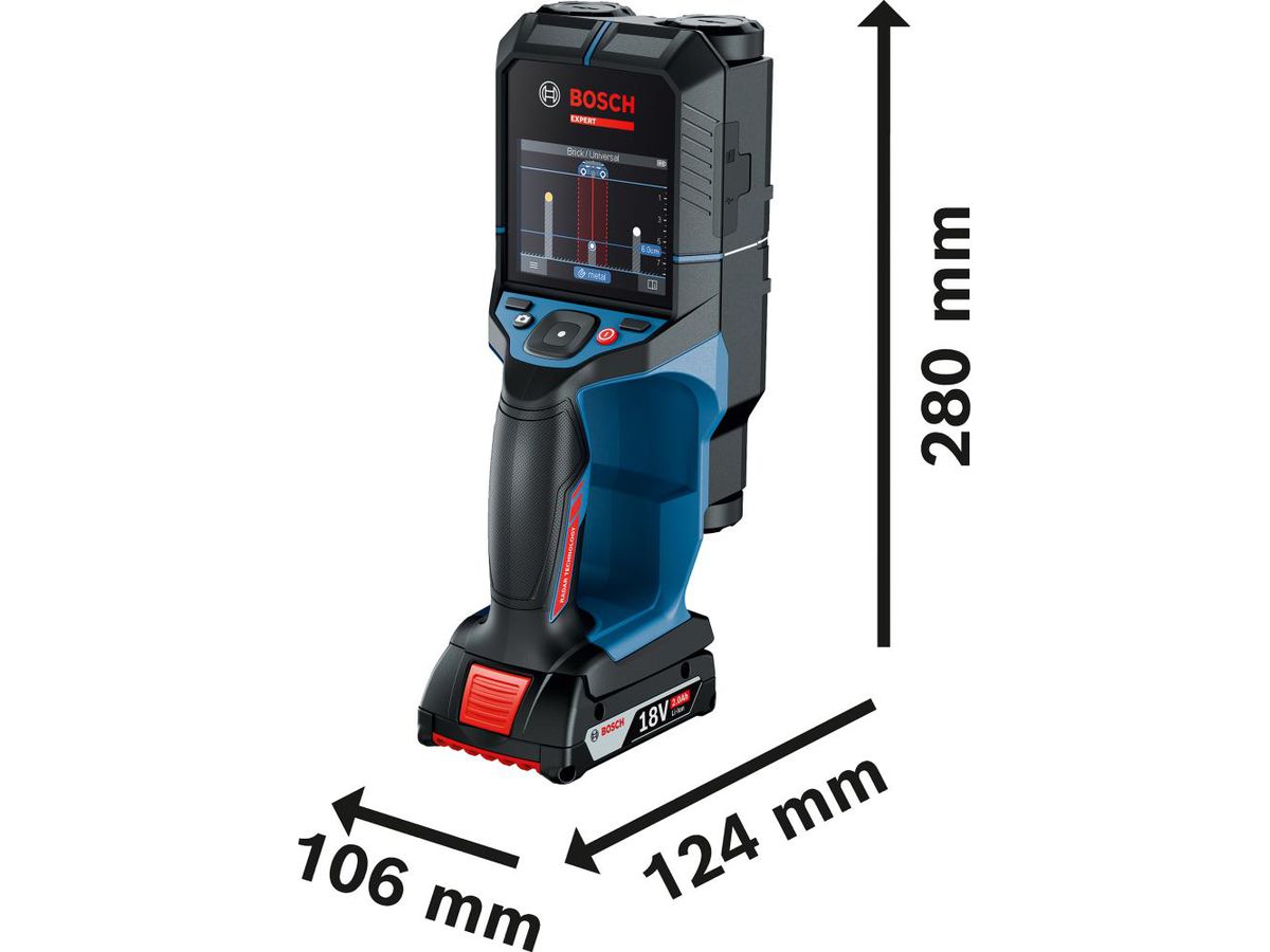 BOSCH EXPERT Ortungsgerät D-tect 18V-200-17C